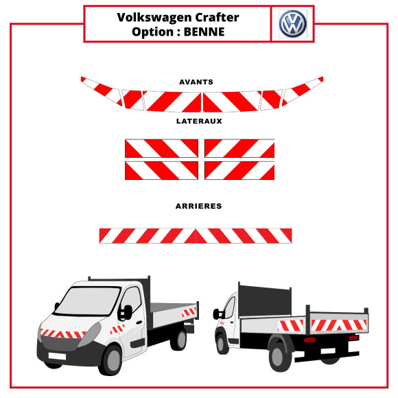Markierungskit Volkswagen Crafter Kipper Markierungskit Volkswagen Crafter Kipper