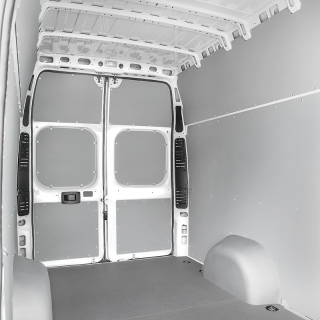 Innenverkleidung Holz Wände Opel Movano 2022+ Doppelkabine - Beispielfoto Innenverkleidung Holz Wände Opel Movano 2022+ Doppelkabine - Beispielfoto