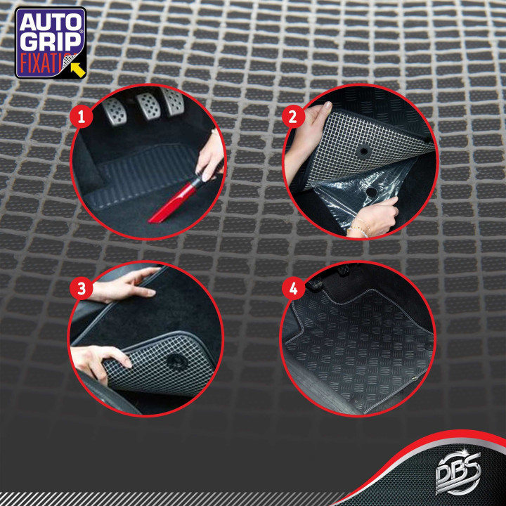 Installation der Fußmatten für Opel Movano 2022+