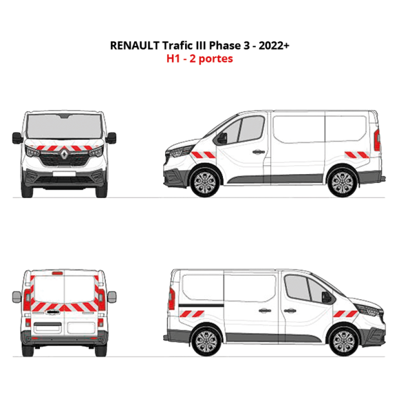 RENAULT Trafic III Phase 3 - G5 - 2022- H1 - 2 Türen RENAULT Trafic III Phase 3 - G5 - 2022- H1 - 2 Türen