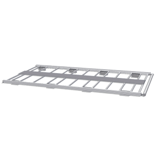 Aluminiumgepäckträger für Ford Courier. Flacher Gepäckträger ideal für Parkplätze Aluminiumgepäckträger für Ford Courier. Flacher Gepäckträger ideal für Parkplätze