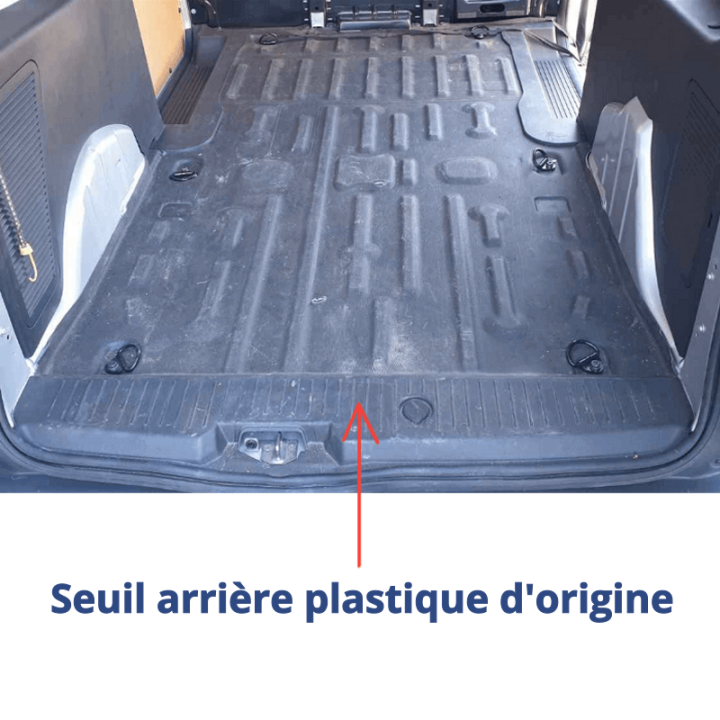 Bodenplatte aus Spanplatte für Ford Transit Custom 2012+ Doppelkabine