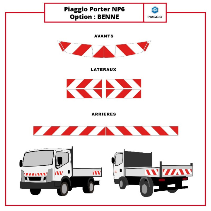 Markierungsset Paggio Porter NP6 Pritsche