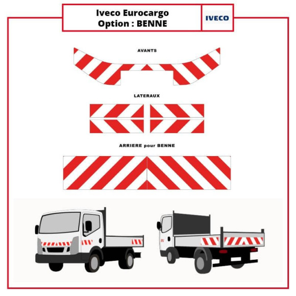 Markierungskit Iveco Eurocargo Kipper Markierungskit Iveco Eurocargo Kipper