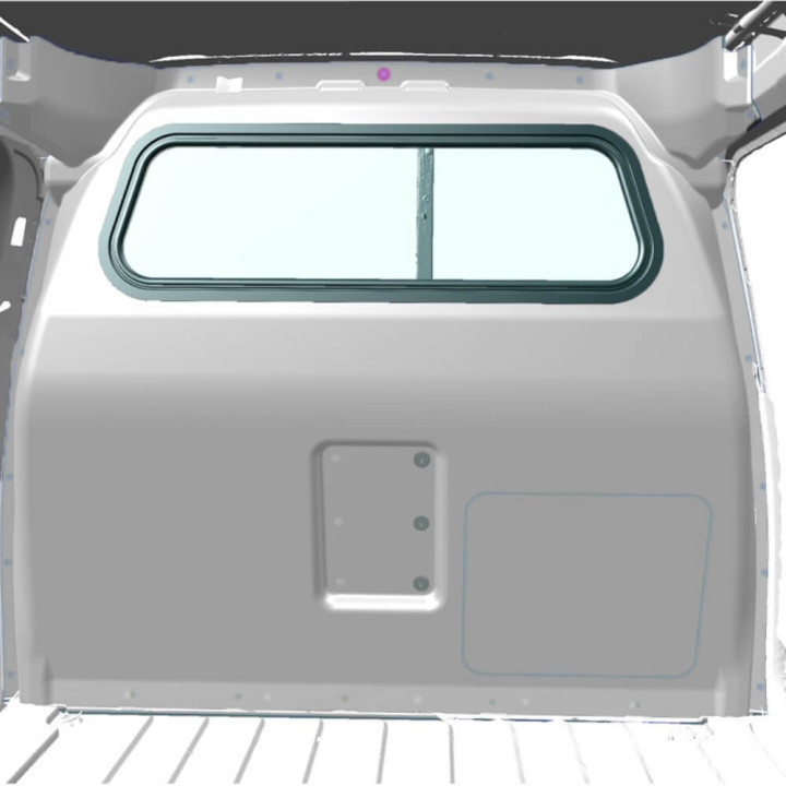 Trennwand Renault Kangoo Van 2021+ Trennwand Renault Kangoo Van 2021+