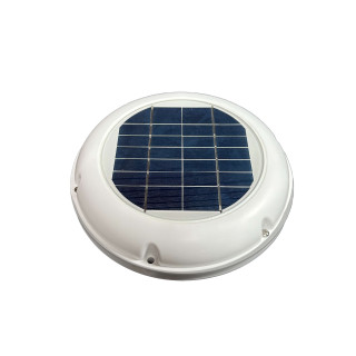 Solarbetriebener Dachentlüfter - Draufsicht Solarbetriebener Dachentlüfter - Draufsicht