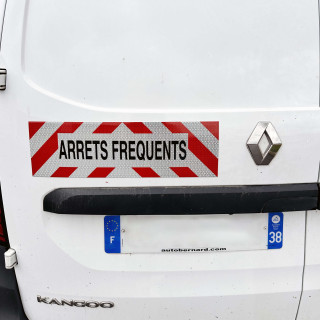 Magnetisches Banner 'Häufige Stopps' - Klasse B - 50x15 cm