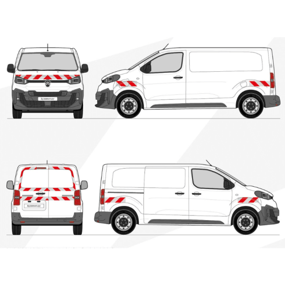 Markierungskit - Citroen E-Jumpy 2024+ Vorgeschnittene, aufklebbare Klebestreifen Markierungskit - Citroen E-Jumpy 2024+ Vorgeschnittene, aufklebbare Klebestreifen