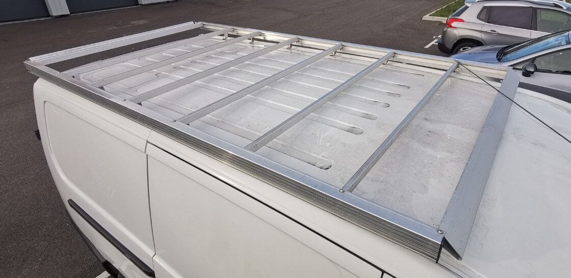 Aluminiumdachträger für Nutzfahrzeuge