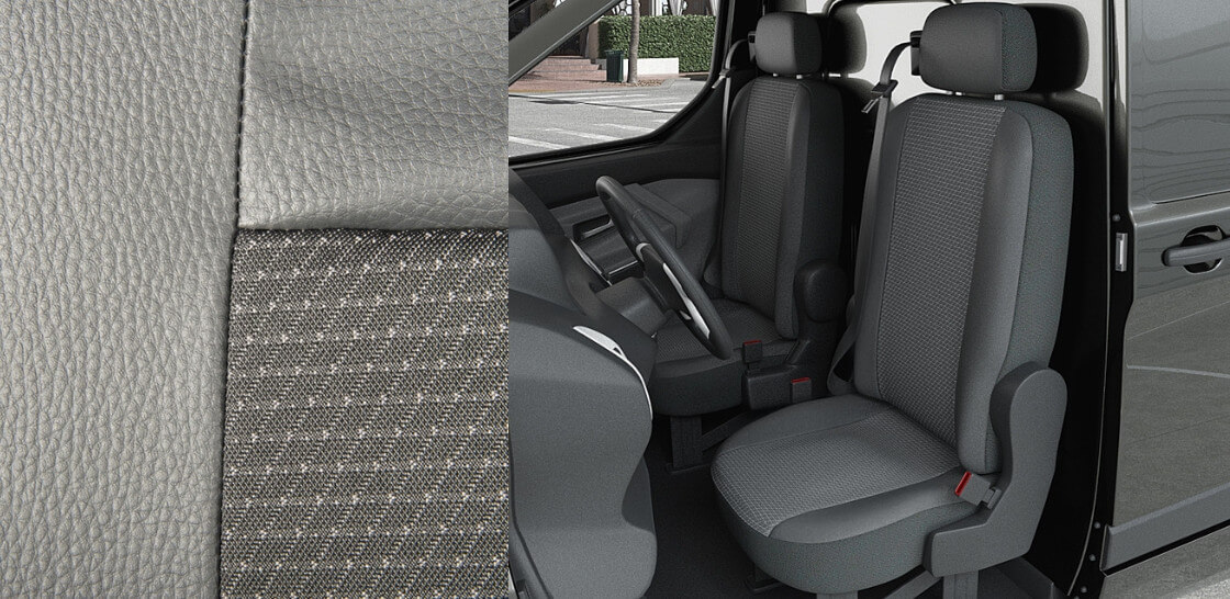 Sitzbezüge für Nutzfahrzeuge: maßgeschneidert, Stoff & Kunstleder