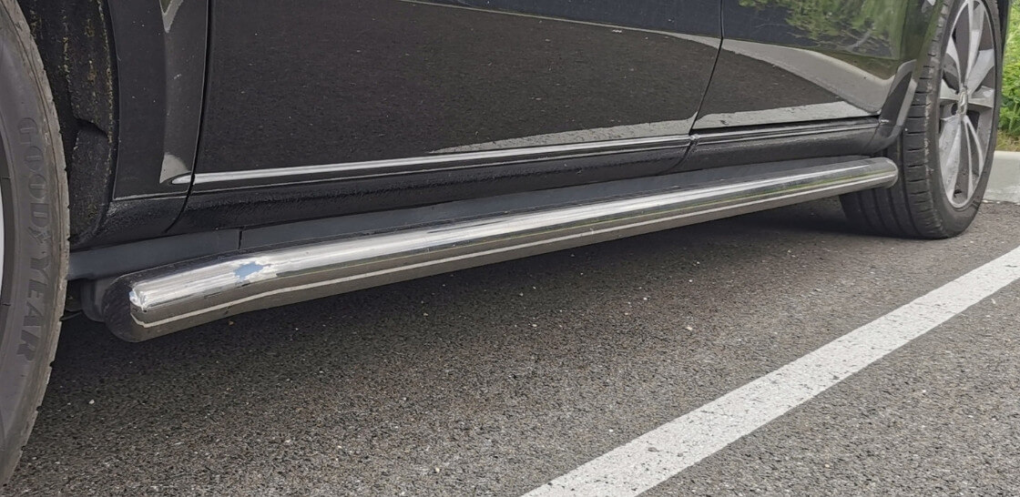 Seitenschutzleisten zum Schutz der Schweller von Nutzfahrzeugen