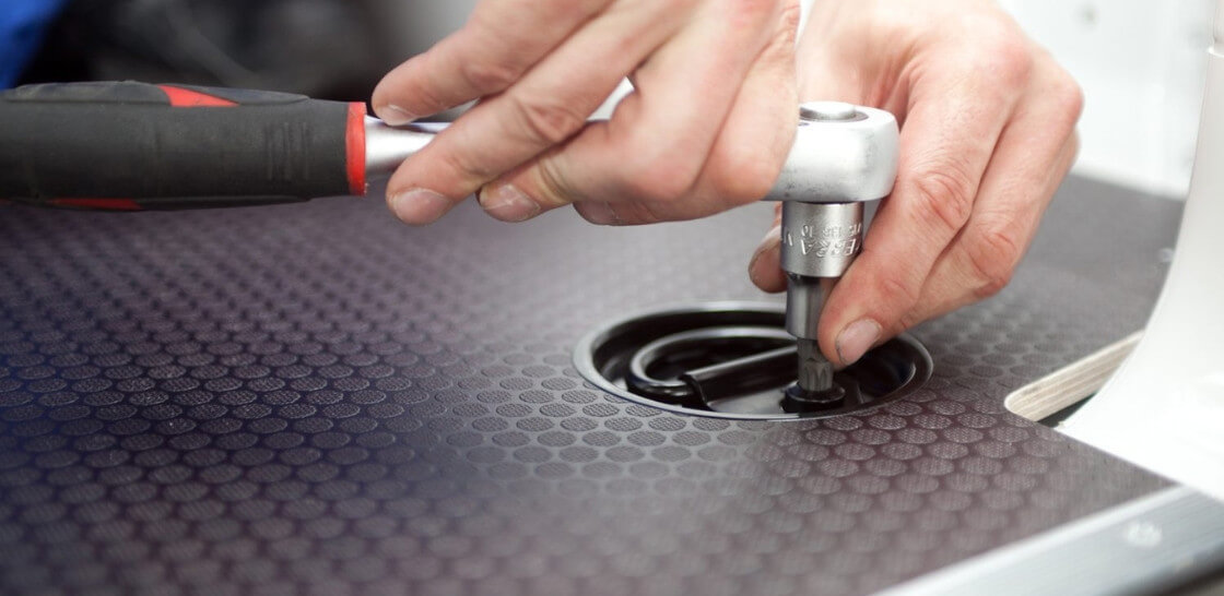 Bodenplatten für Nutzfahrzeuge